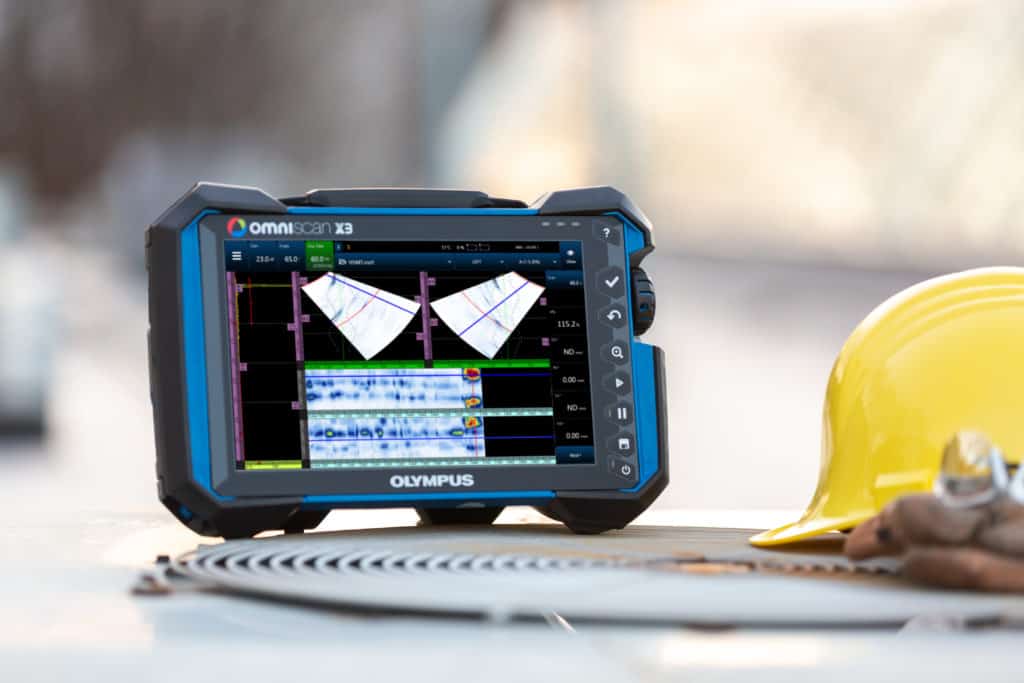 Phased array med olympus omniscan